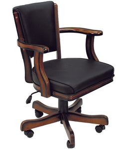 Ram Game Room Gaming Chair Chestnut With Caster Wheels