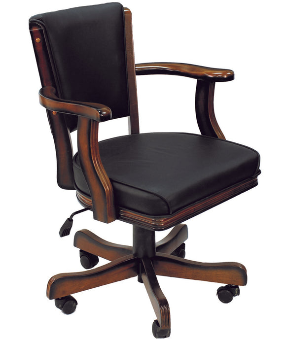 Ram Game Room Gaming Chair Chestnut With Caster Wheels