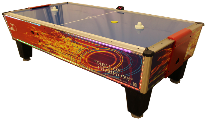 Gold Standard Games Gold Flare Home LED Air Hockey Table