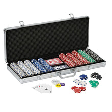 Load image into Gallery viewer, Fat Cat 500Ct Texas Hold&#39;Em Poker Chip Set