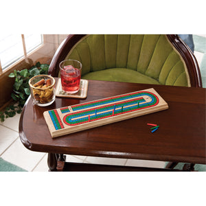 Mainstreet Classics Wooden Barony Cribbage Board